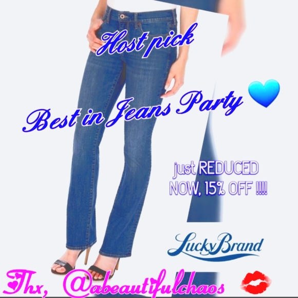 SALE FINAL JEANS LUCKY BRAND Bootcut β¬ SZ: 10 - Picture 2 of 8